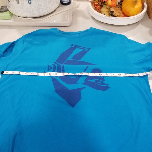 fortnite t shirt dj yonder blue short sleeve nwot never worn size xl - Picture 10 of 11